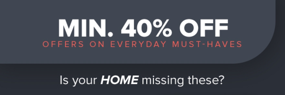 Min. 40% Off Must-haves for Everybody