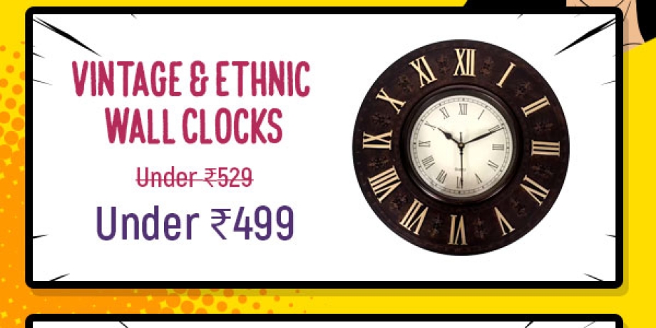 Vintage & Ethnic Wall Clocks