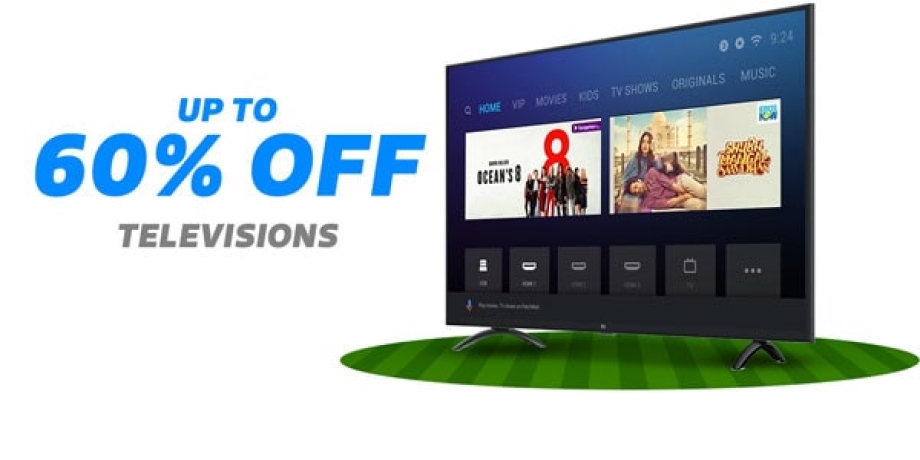 Televisions up to 60% Off