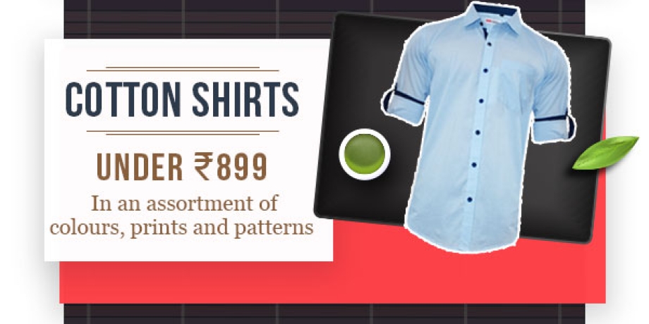 Cotton Shirts under Rs.899