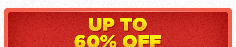 Up to 60% Off