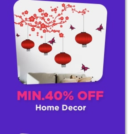 Min.40% Off on Home Decals