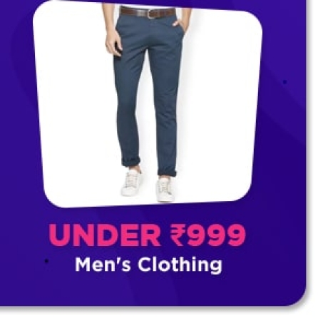 Men's Clothing from Rs.999