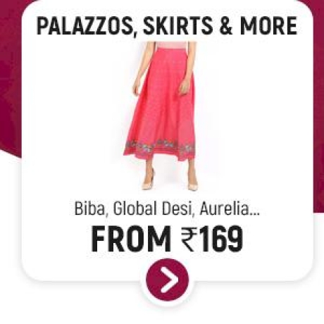 Palazzos, Skirts & More