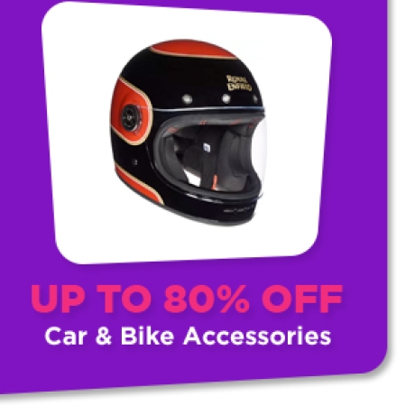 Car & Bike Accessories upto 80% Off