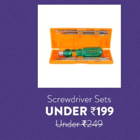 Screwdriver Sets under Rs.199