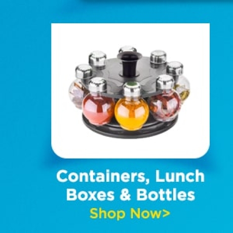 Container, Lunch Boxes & Bottles
