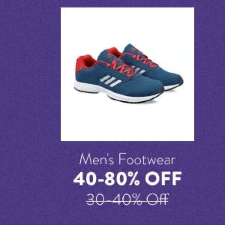 Men's Footwear 40-80% Off