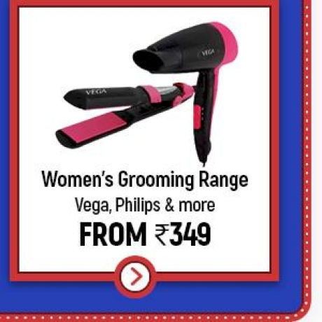 Women's Grooming Range From ₹349