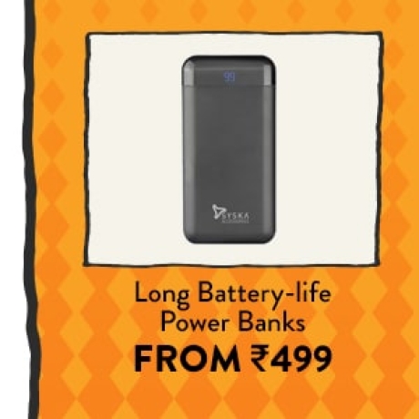 Power Banks from Rs.500