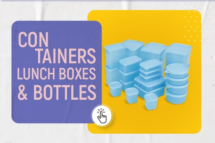 Containers, Lunch Boxes & Bottles