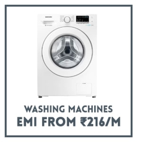 Washing Machines from Rs.216/Month