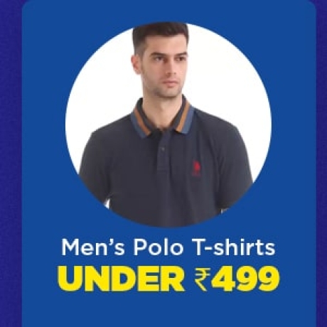 Men's Polo T-shirts under Rs.499