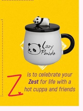 Z is to celebrate zest for life over a cup of coffee