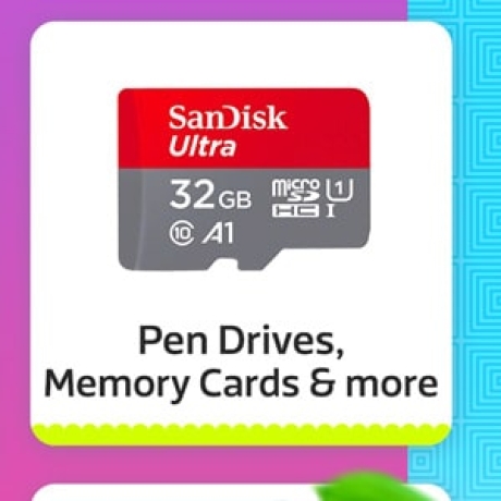 Pen Drives, Memory Cards & more