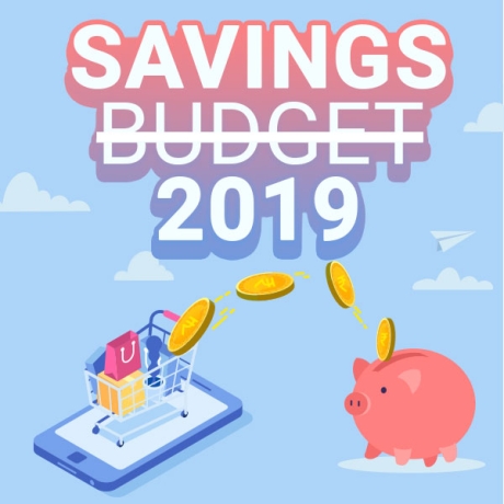 Budget may go up or down or in any direction it wants. But, your savings are guaranteed to go up