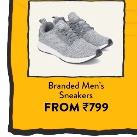 Branded Men's Sneakers under Rs.799