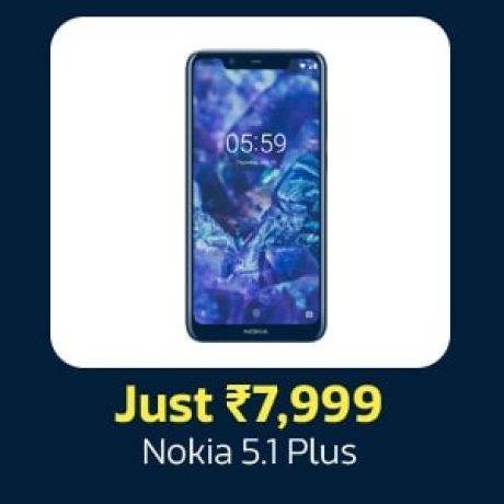 Nokia 5.1 Plus at Just Rs.7,999