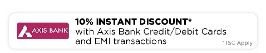 Instant 10% Off on Axis Bank Cards