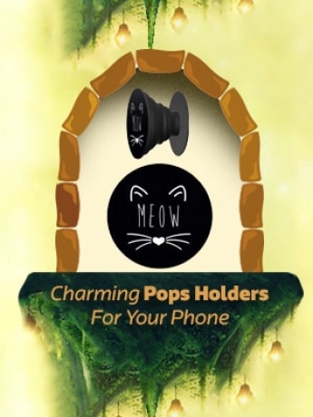 Charming pops holders for your phone