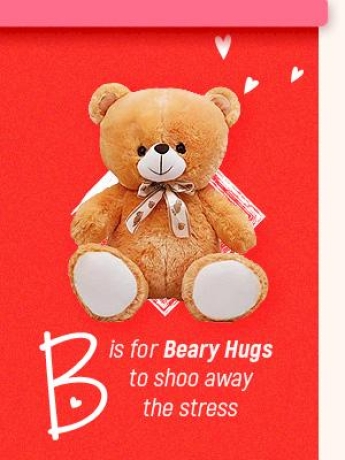 B is for Beary Hugs 