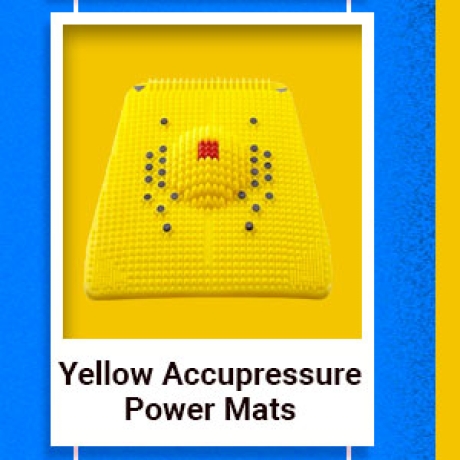 Yellow Acupressure Power Mats