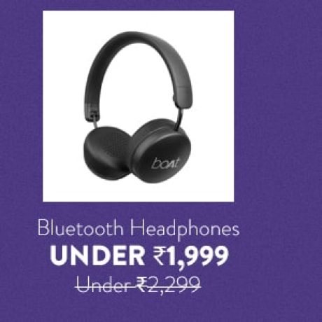 Bluetooth Headphones under Rs.1,999