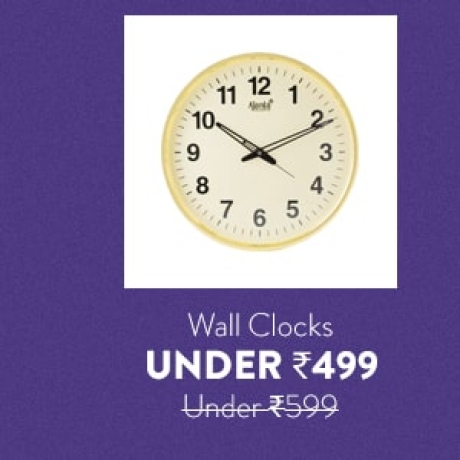 Wall Clocks under Rs.499