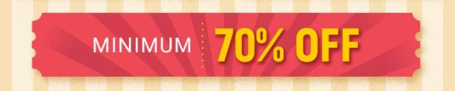 Min.70% Off