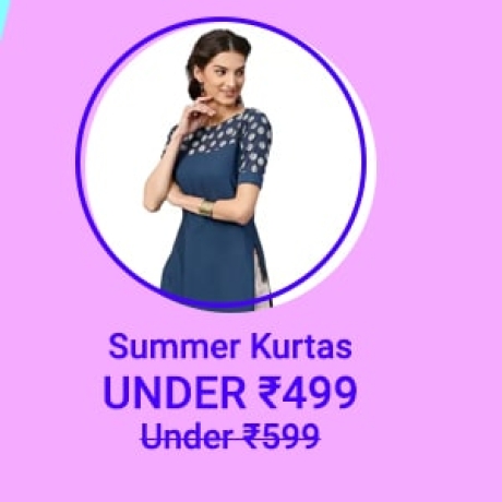 Summer Kurtas Under Rs.499