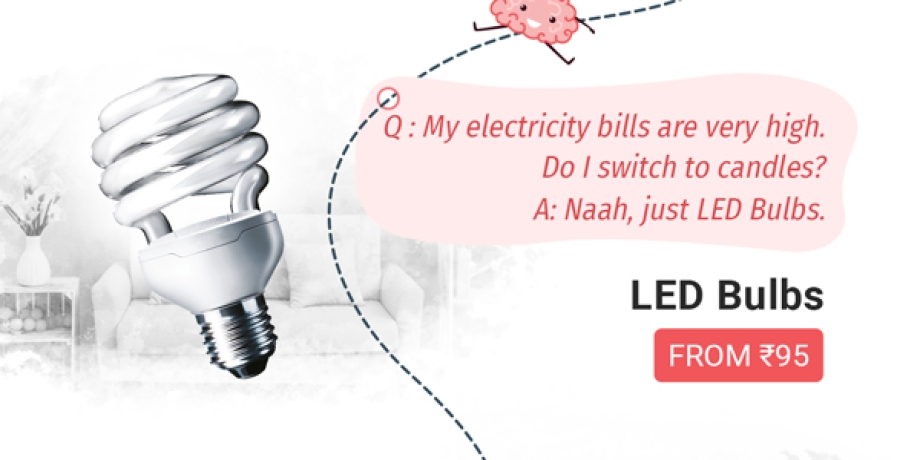 LED Bulbs from Rs.95