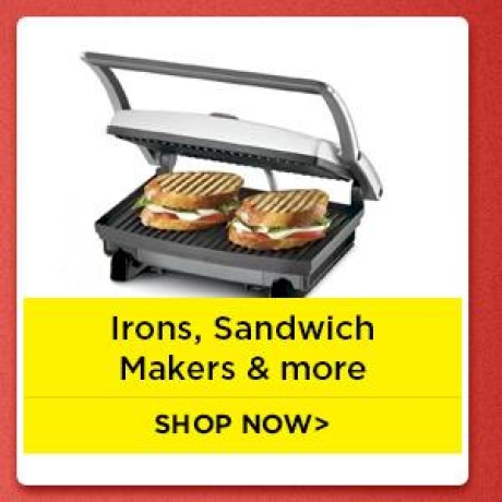 Irons, Sandwich Makers & More