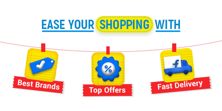 Ease Your Shopping With best Brands, Top Offers, Fast Delivery