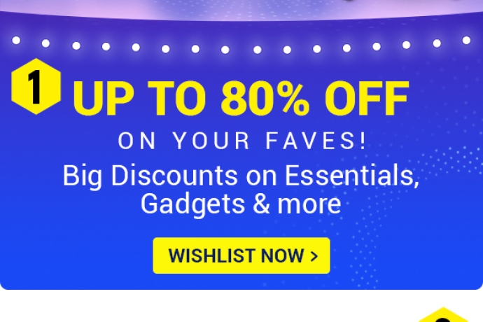 Upto 80% Off