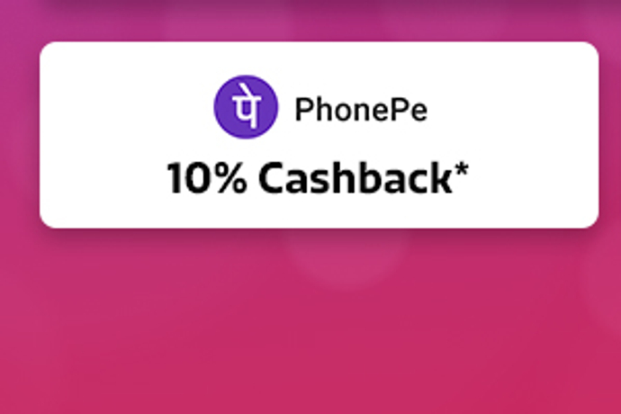 10% Cashback* from PhonePe