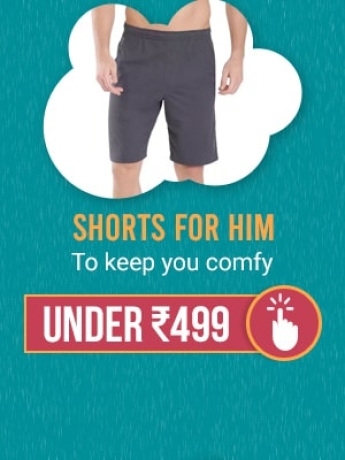 Shorts unde Rs.499