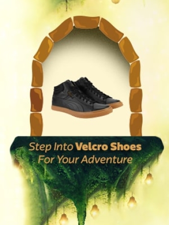 Step into Velcro Shoes