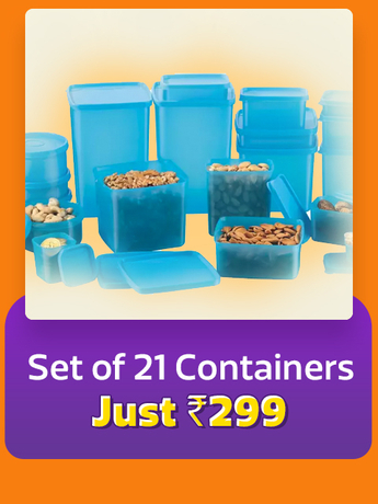 Set of 21 Containers