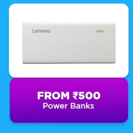 Power Banks from Rs.500