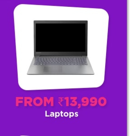 Laptops from Rs.13,990