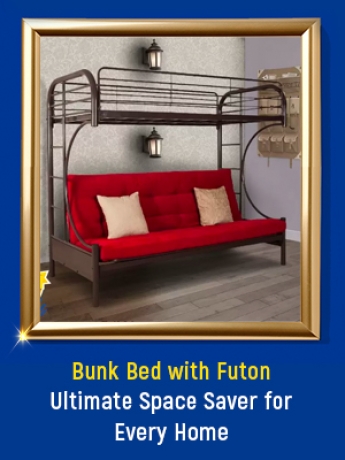 Bunk Beds with Futon