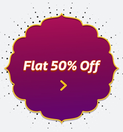 Flat 50 Off