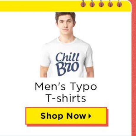 Men's Typo T-shirts