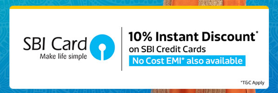 Get 10% Instant Discount* from SBI