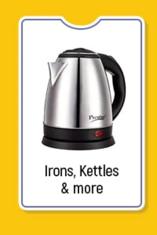 Irons, Kettles & more