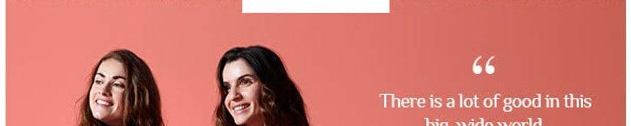 There's a lot of good in this world...