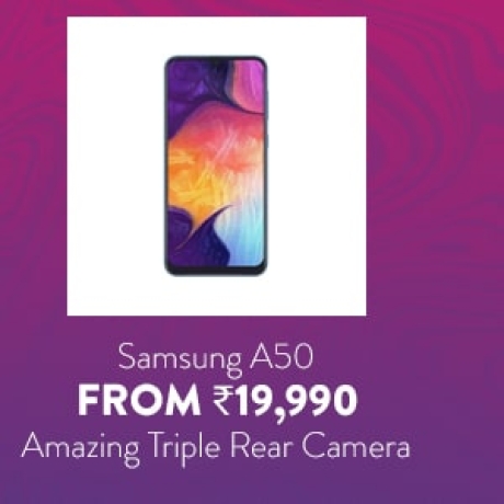 Samsung A50 From Rs.19,990