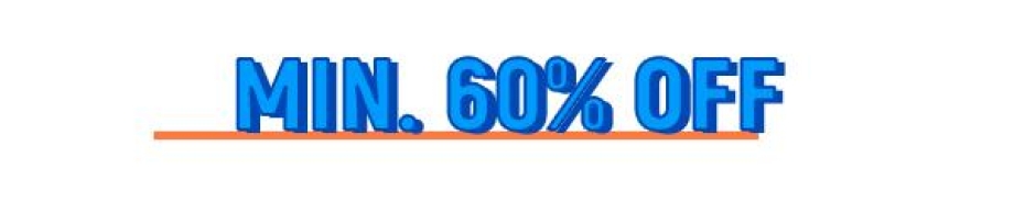 Min.60% Off