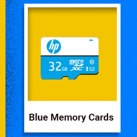 Blue Memory Cards