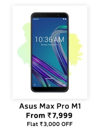 Asus Max Pro M1, Flat Rs.3,000 Off